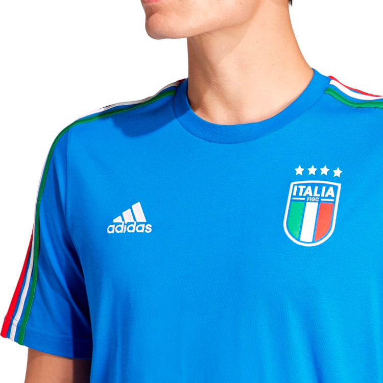 Tricou bărbătesc Adidas FIGC DNA TEE XS Albastru deschis photo 4